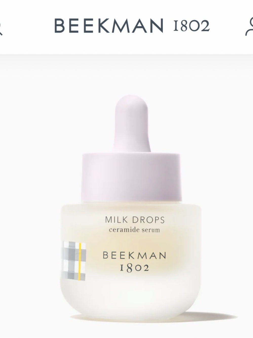 ❗️Beekman 1802 Milk Drops Ceramide Serum Dropper Bottle NWT $29!